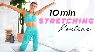 10 min FULL BODY STRETCH  FLEXIBILITY ROUTINE  Beginner to Advanced [upl. by Aroda]