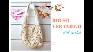 BOLSO VERANIEGO al crochet Primera parte [upl. by Aikmat]