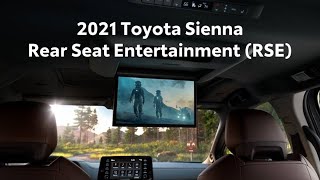 2021 Toyota Sienna Rear Seat Entertainment RSE [upl. by Care206]