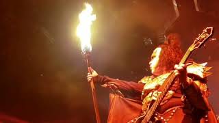 KISS  Gene Simmons Breathing Fire in San Diego  End Of The Road Tour [upl. by Annohsat]