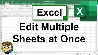 Work on Multiple Excel Sheets at Once by Grouping Sheets [upl. by Eylk97]