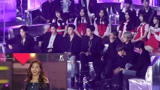 Exo Reaction Twice Likey  MMA 2017 [upl. by Atilek]