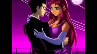 Starfire and robin kiss you [upl. by Redvers]