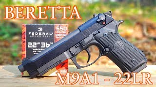 BERETTA 92FS M9A1 22LR REVIEW [upl. by Pruter927]