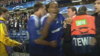 Didier Drogba Angry After Chelsea Lose In The Champions League [upl. by Kila]