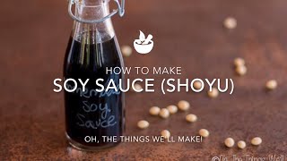 How to make Soy Sauce Homemade Shoyu [upl. by Schlessel]