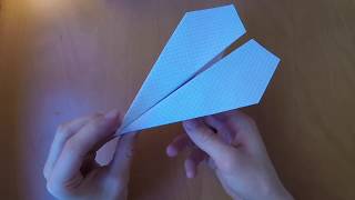 Origami  Papierflieger falten der weit fliegt Anleitung  Allerlei Channel [upl. by Noiramaj857]