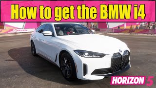 How to get the BMW i4 in Forza Horizon 5 [upl. by Aerdnahs760]