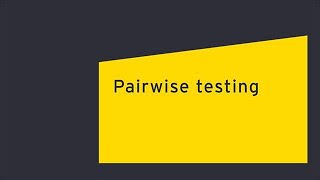 Pairwise testing [upl. by Yeoz]