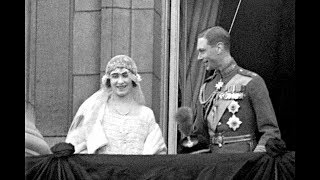 The Queen Mother marries the future King George VI at Westminster Abbey [upl. by Earised883]