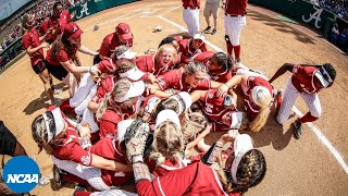 Every 2021 WCWS teams winning moment from softball super regionals [upl. by Treacy558]