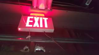 Exit Sign Setup 1 [upl. by Nnylassej238]