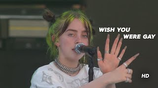 Billie Eilish  Wish You Were Gay Live At Music Midtown Festival 2019 HD 50fps [upl. by Nadnarb]