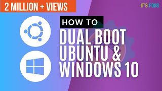 How to Dual Boot Ubuntu and Windows 10 [upl. by Eicart525]