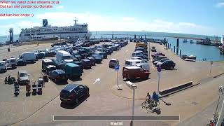 live beeld vanaf west terschelling  geluid van de schepen onderling of met de toren [upl. by Enimaj]