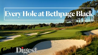 Every Hole at Bethpage Black  Golf Digest [upl. by Pohsib]