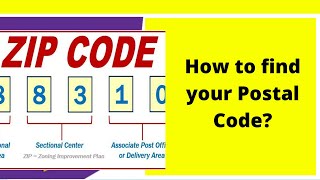 How to find your postal code [upl. by Dahlia]