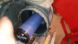 Changing Air Filters on Kubota MX5200 Tractor [upl. by Arjun]