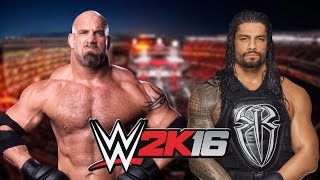 GOLDBERG VS ROMAN REIGNS  WWE CHAMPIONSHIP MATCH [upl. by Hearn]