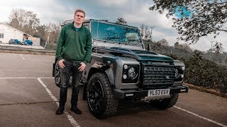 This 20 Year Old Built A 430bhp 62L Landrover Defender INCREDIBLE [upl. by Scarrow80]