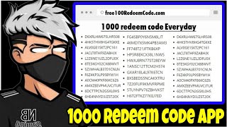 I GOT 1000 REDEEM CODE IN JUST 5 MINUTES [upl. by Nonregla]