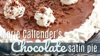 Marie Callenders Chocolate Satin Pie Copycat [upl. by Taylor]