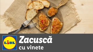 Zacusca cu vinete • reteta Bucataria Lidl [upl. by Longfellow]