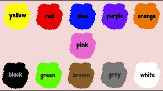 Colors Name  Learn Colors in English with Vocabulary for Kids [upl. by Ainirtak]