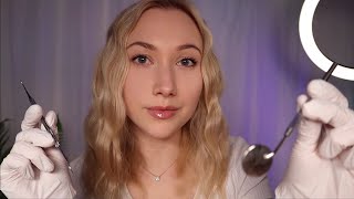 ASMR Relaxing Dentist Exam amp Teeth Cleaning Soft Spoken [upl. by Aridnere764]