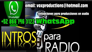 INTROS PARA PROGRAMA DE RADIO [upl. by Jameson]