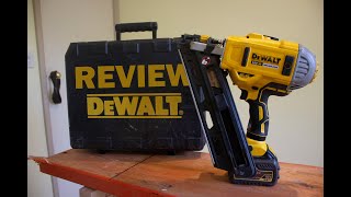 Dewalt Framing Nail Gun DCN692NXE 30°34° professional Review [upl. by Vogel]