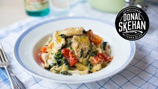 Creamy Chicken amp Spinach Pasta [upl. by Eleirbag320]