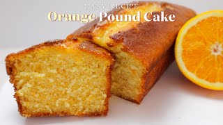 촉촉함의 끝판왕 오렌지 파운드케이크 만들기⎮ULTRA Moist Orange Cake Recipe [upl. by Moreville]