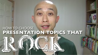 How to choose presentation topics that rock [upl. by Damas]