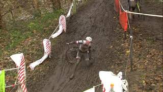 Craziest Cyclocross Crashes In Overijse [upl. by Eirrol78]