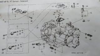 Transmission Solenoids 2000 Honda Odyssey [upl. by Kylie57]