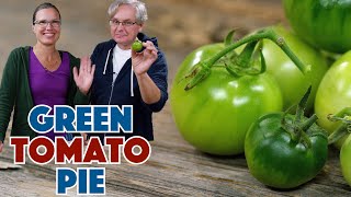 Green Tomato Pie Recipe Aunt Sammys Radio Recipe [upl. by Hunley]