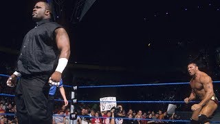 Batista betrays Reverend DVon SmackDown Aug 29 2002 [upl. by Iey]