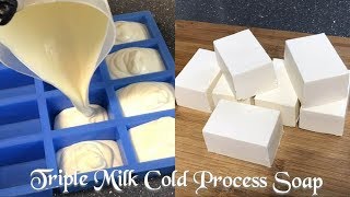 How to Make DIY Moisturizing Homemade Soap With Milk  RECIPE [upl. by Iolanthe727]