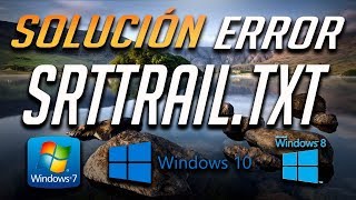 Solución Error SrtTrailtxt en Windows 1087  Tutorial 2025 [upl. by Lounge]