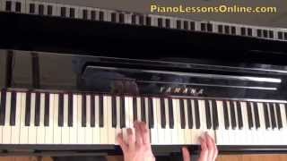 Amazing Grace Beginner Piano Tutorial [upl. by Lian]