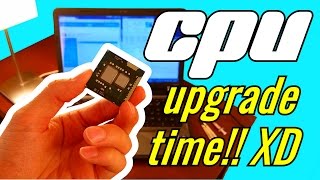 How to Upgrade a Laptop CPU  Processor XD [upl. by Zebada]