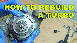 How to Rebuild a Turbo at home in simple easy steps [upl. by Macfarlane]