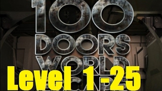 100 Doors World Escape Level 1  25 [upl. by Koralle256]