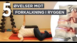 5 Øvelser mot Forkalkning i Ryggen [upl. by Ekim48]