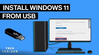 How To Install Windows 11 From USB [upl. by Mersey629]