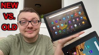 Kindle Fire HD 10 vs All New Kindle Fire HD 10 2021 Version [upl. by Ahsenot]