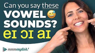 Pronunciation Practice 👄 Difficult Vowel Sounds DIPHTHONGS [upl. by Haleelahk]