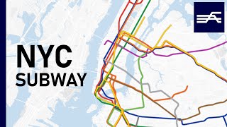 Evolution of the New York City Subway 18682020 geographic map [upl. by Wrightson]