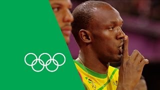 Usain Bolt Talks London 2012 100m 200m amp Relay Gold  Olympic Rewind [upl. by Daraj801]